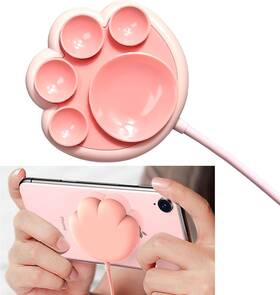 Otj-001 Cxibikl Cat Shaped Pink Fast Wireless Charger For Iphone Girl Gifts Cute Phone