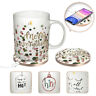 D8-2111-x2 Tea Cup Coffee Mug Warmer And Qi Wireless Charger With