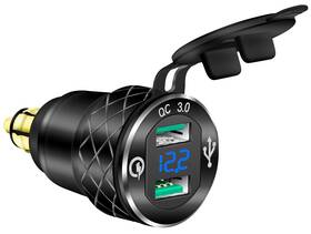 Usb-b5 Daiertek Din Hella Plug To Dual Usb Charger Black Bezel And Bmw Type