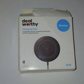 080-08-3220 Deal Worthy Wireless Charging Pad Qi 10w Black