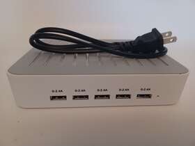 Kce0085 Deals Aftermarket 5 Port Multi Usb Charger Station Charging For Multiple Devices