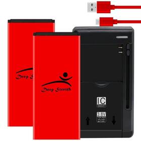 A509dl Deep Stretch 2x 3100mah Durable Battery Home Charger Usb Cable F Alcatel Tcl A3 Phone