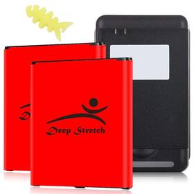 G530t1 Deep Stretch Large Capacity 2x 4600mah Battery For Metropcs Samsung Galaxy Grand Prime
