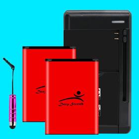 L96g Deep Stretch Long Lasting 2x 3980mah Standard Battery Home Charger F Lg Optimus Ultimate