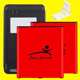 S327vl Deep Stretch Large Capacity 2x 3700mah Battery Wall Charger F Samsung Galaxy Luna Pro