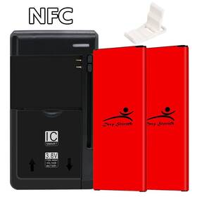 Sm-n915p Deep Stretch 2x 6670mah Nfc Battery Usb/ac Charger F Samsung Galaxy Note Edge Sprint