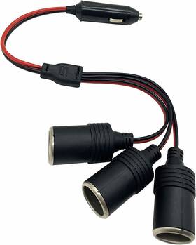 Ca13f Defomery Car Cigarette Lighter Splitter 1 To 3 12v 24v Power Charger Way Socket Spli