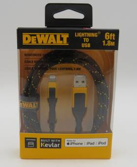 Dxma1311325 Dewalt 1311325dw2 Usb Charging Cable For Iphone / Ipad 6ft L9 New