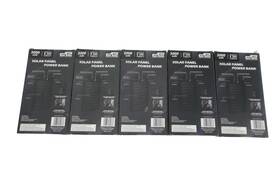 Pb-0037b Digital Essentiels Lot Of 5 Essentials Solar Panel Power Bank - 5000 Mah Free Shipping