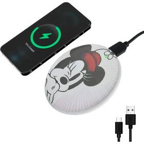 Disney 842700184990 Disney- Minnie Mouse- Wireless Cell Phone Charger- 10 Watt- New In Box