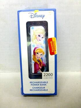 Dbm-22fr.fx Disney Frozen Elsa Anna 2200mah Portable Rechargable Power Bank Phone Tablet New