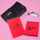 Z995 Dock 1900mah 2x Extra Charger Pen Battery Usa Overture External Zte
