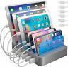 Dok06w Charging Station For Multiple Devices With Usb Fast Ports And