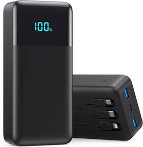 Qc4.0 Dongguan Bangyuan New Energy Co. Ltd. 445044881841 Portable Charger 50800mah Power Bank With 3 Built In Cables 25w Pd Fast Ch