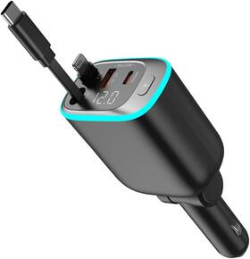 Dongguan Pinmi Electronic Technology Co. Ltd 313027074061 Retractable Car Charger 90w Usb C Adapter Fast Charging Gift For Me