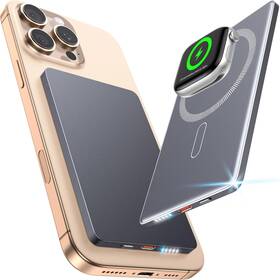 Kr-w002a Dongguan Xinkangrui New Energy Technology Co. Ltd. 5000mah For Magsafe Battery Pack Mini 22.5w Wireless Power Bank Fast Charging Us