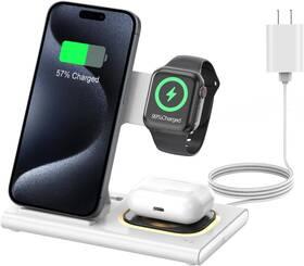 Xy18u30-qc1 Dongguan Xunyue Electronics Co. Ltd. 3 In 1 Foldable Charging Station For Apple Products Fast Wireless Charger Travel