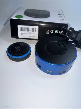 Xld-75w01a Dongguan Zeen Tengxiang Industrial Co. Ltd 75w 6-port Usb Charger Desktop Charging Station Type-c Quick Charge 3.0 Blue