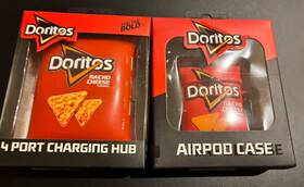 Doritos 840038279661 4 Port Charging Hub Usb 2.0 And Type-c Brand Airpods Case New Lot 2