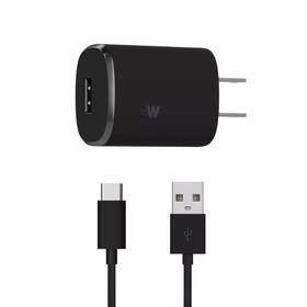 Dreamedge Shop 495854315095 Just Wireless 2.4a/12w 1-port Usb-a Home Charger With 6ft Tpu Type-c To Cab
