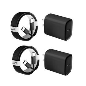 Xhd2010 Duloch Phone 16 15 Pro Charger Fast Charging 20w Usb C Block With 6.6ft Lon