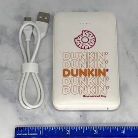 Dunkin Donuts 881334007695 5000 Mah Capacity Multi Plug Power Bank Portable Charger Free Gift With Purchase