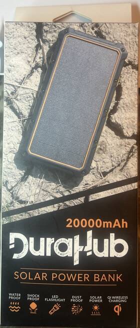 Spbb20a-rd Dura Hub Durahub Solar Power Bank