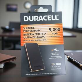 Duracell 840859101325 Slimline Power Bank 5k 1c/1a Dmp-pb-charge5v
