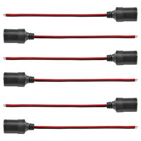Duscoke-dsc-158 Duscoke 18awg Female Car Cigarette Lighter Socket 12/24v 1ft Auto Cigar Cabl