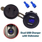 Duv-01 Ampper Universal Dual Usb Charger With Voltmeter Port