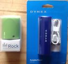 Dx-2604 Dynex Portable Cell Phone Power Bank Battery And Rock Wireless