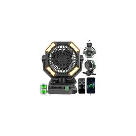 Hy-8196s Dyienocs Portable Rechargeable Clip On Fan For Camping 7-inch Battery Operated Cli