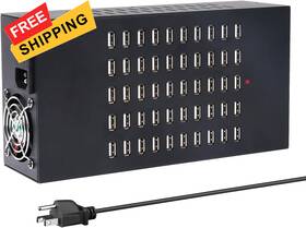 Yfy-050 Dywcdnice 50 Port 200 Watt 40a Usb Charging Station High Power Fast Charger Block