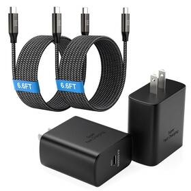 Em-cb03 Easdmn 45w Super Fast Charger Type C 2 Pack 45 Watt Usb-c Pd/pps Wall Cha
