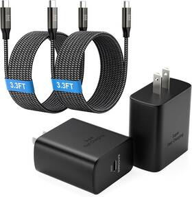 Em-cb03-5 Easdmn 45w Super Fast Charger Type C 2 Pack 45 Watt Usb-c Pd/pps 3.3ft