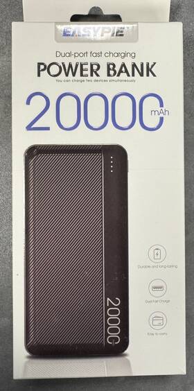 Wm8010 Easypie Brand New 20000 Mah Dual-port Portable Battery Bank