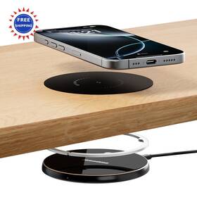 E30sz Eazpower Wireless Charger 30mm Under Desk Charging Pad For Iphone Invisible