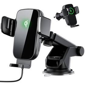 Wp20 Eazpower Car Phone Holder Charger Qi 15w Fast Charging Wireless