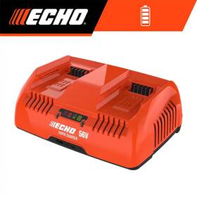 Echo 445016232244 56v Dual Port Rapid Fast Charger With On-board Led Diagnostics And 6 Ft. Power C