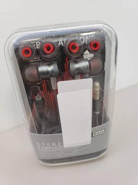 Ectreme 612957770938 Noise Isolating Stereo Bass Earphones With Mic Gray