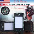 Ee0008 Edal Big Led Solar Power Bank Usb Battery Charger With