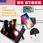 Ee0010 Edal Wireless Qi Power Bank Micro Usb Lcd Battery Charger