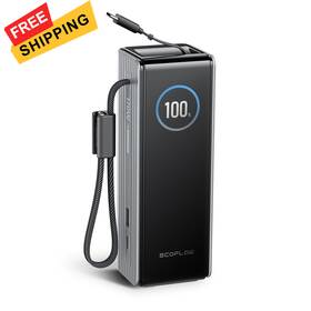 Ef-hb-001 Ef Ecoflow Rapid Power Bank 25 000mah 170w 100w Built-in And Silver