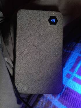 Pb1x20f Eggtronic 48862 Laptop Power Bank Canvas Gray