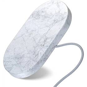 Wp0203020-014 Einova 749350835770 10w Qi Wireless Dual Charging Stone White Marble
