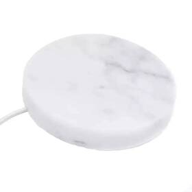 Wp0103010-01wh Einova Wireless Charging Stone Dock - White Marble