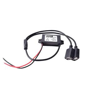 Ekylin 754479365206 Car Hard Wire Charger 12v To 5v Dual Usb Female Port Charging Cable Direct Li