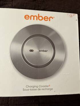 Cm19xc1007am Ember Charging Coaster 2 Wireless For Use With - Stainless