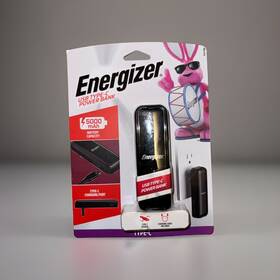 Energizer 847181074068 Usb Type-c Power Bank 5000mah With Built In Wall Prong