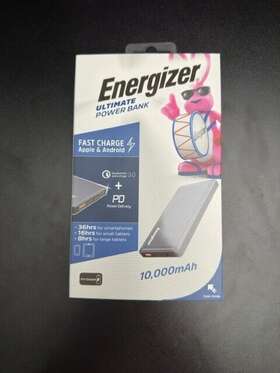 Qe10007pq Energizer Ultimate Qi Power Bank 10 000mah Portable Charger With Qc 3